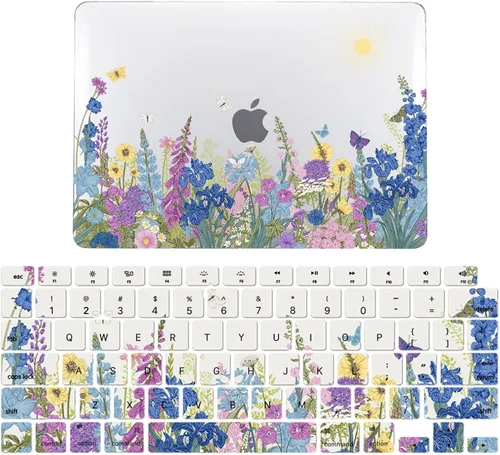 Vista 15 de IVY Funda transparente con pajita floreciente para MacBook Pro