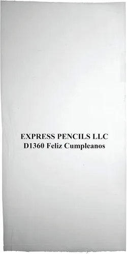Vista 3 de D1360 Feliz Cumpleanos - 36 lápices de feliz cumpleaños