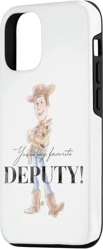 Vista 2 de Funda para iPhone 12/12 Pro Disney 100 y Pixar's Toy Story Woody My Favorite Deputy