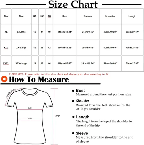 Vista 3 de Womens Summer Tops 2023 Elegant Basic Tops Holiday T-Shirts Juniors Leisure Tops Workout Tops Summer Blouses