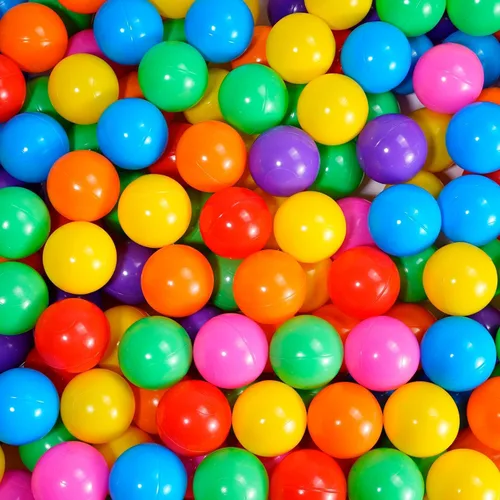 Vista 9 de Paquete de 100 pelotas para piscina de bolas - Bolas de plástico a prueba de aplastamiento y libres de BPA para carpa, casa de juegos, juguete