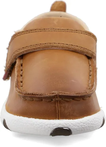 Vista 5 de Twisted X Moc de conducción para bebés, puntera tipo mocasín, bronceado, 4 M, Beige Bronceado