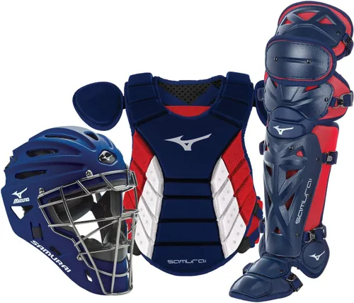 Vista 16 de Mizuno Samurai Baseball Boxed Catcher's Gear Set