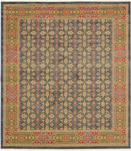 Vista 24 de Unique Loom Palace Collection - Alfombra de área Jefferson (2 pies x 3 pies 1 pulgada, rectangular, crema/caramelo)
