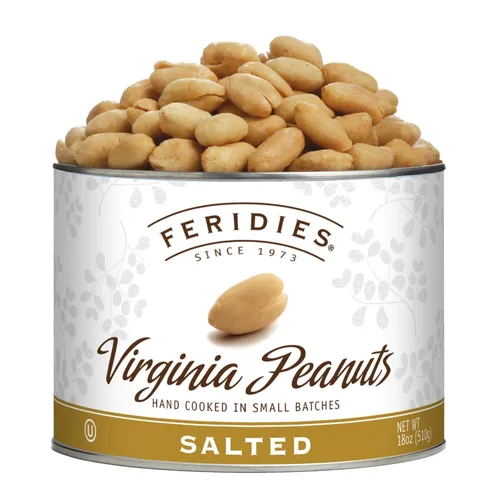 Vista 9 de FERIDIES Cacahuetes Gigantes Extra Grandes de Virginia Tostados con Miel, Lata al Vacío de 18oz, Aperitivo Gourmet 18oz (Paquete de 1)