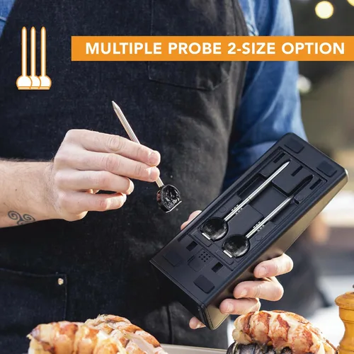 Vista 4 de ChefsTemp ProTemp Plus Termómetro Digital Inalámbrico de Carne de Próxima Generación Rango Ilimitado Bluetooth y WiFi Habilitado Cocina Inteligente