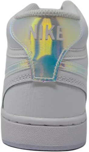 Vista 4 de Nike Tenis Court Vision Mid para mujer, NegroBlanco, 7