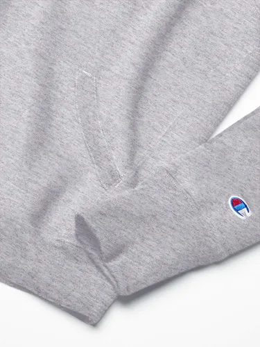 Vista 6 de Champion Powerblend - Sudadera con capucha de forro polar para mujer, logotipo de Script
