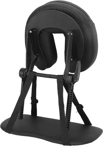 Vista 8 de Reposacabezas de masaje para cama, almohada de masaje para la cara, almohada de masaje boca abajo, ajustable y plegable, almohada de cuna facial