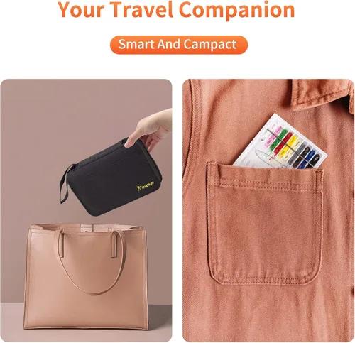 Vista 5 de TALERLUV Kit de costura de aguja e hilo para adultos, juego básico de costura a mano para principiantes, viajes, pequeños arreglos y reparaciones