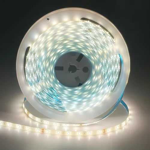 Vista 14 de Resistente al agua IP65, tira de luz LED flexible impermeable de 12 V, tiras de luz LED cortables de 16.4 pies, 300 unidades de cadena de Blanco