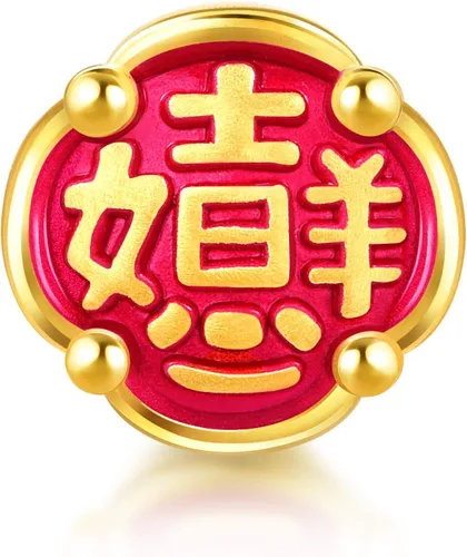 Vista 4 de Chow Sang Sang 999 - Pulsera con dije Ruyi de oro macizo de 24 quilates para mujer 91503C Metal