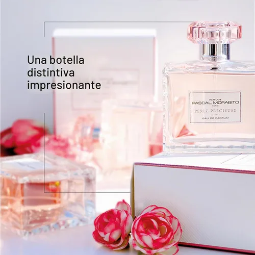 Vista 4 de Pascal Morabito - Perle Precieuse - Eau De Parfum de 3.4 Oz - Fragancia en niebla para mujer - Aroma de almizcle floral en polvo - Perfume