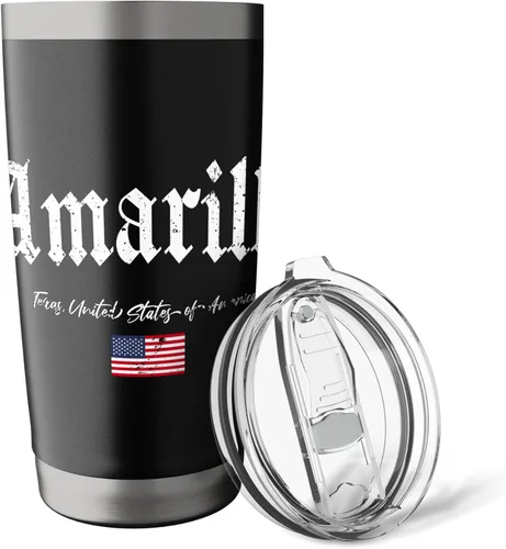Vista 5 de Amarillo Gothic Design Stainless Steel Insulated Tumbler