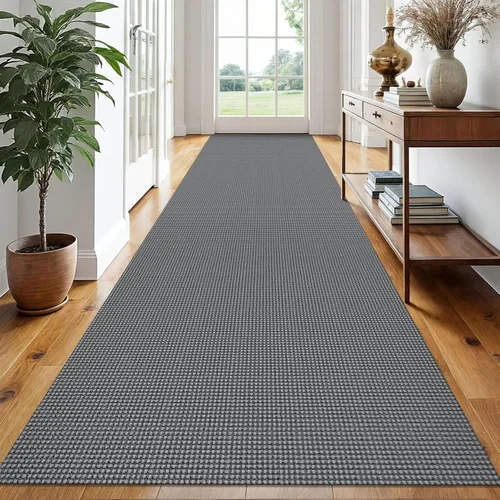 Vista 133 de EARTHALL Alfombra tejida de 2 x 3 pies, lavable para entrada, alfombra trenzada antideslizante, alfombra para puerta interior y exterior, alfombra