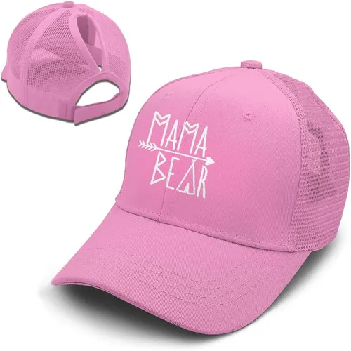 Vista 2 de OASCUVER Gorra de béisbol para mujer con diseño de oso de mamá