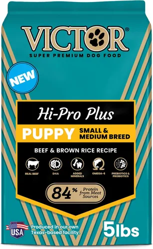 Vista 20 de VICTOR Classic - Hi-Pro para raza pequeña adulta, 5 libras Real Beef 1st Ingredient, Small Breed Bite-Sized Kibble, Immune & Digestive Support
