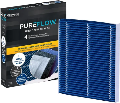 Vista 3 de Filtro de aire de cabina PureFlow HEPA PC4099HX Compatible con Nissan Z 2023-2025, 370Z 2009-2021