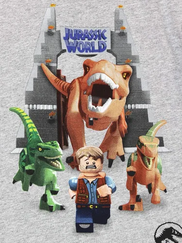 Vista 7 de LEGO Jurassic World - Camiseta de manga corta para niño