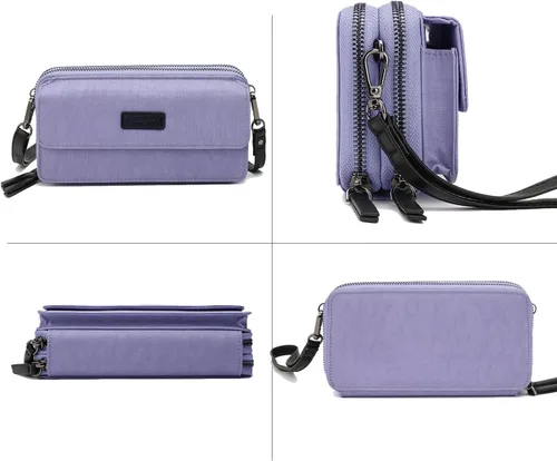 Vista 4 de goingpei Bolsos cruzados pequeños con cartera para teléfono y cartera con pulsera