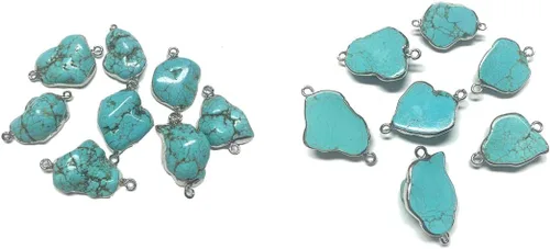 Vista 6 de Ygline Pulsera bohemia hecha a mano, con piedra de cristal, envolvente, de cuero, para mujer