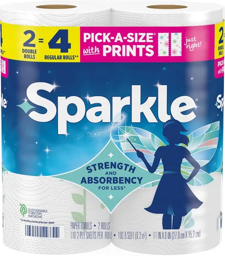 Vista 10 de Toallas de papel Sparkle, 12 = 16 rollos regulares, blanco moderno, tamaño a elección