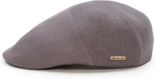 Vista 8 de Sterkowski Ivy Five - Gorra plana de lino 100% natural para hombres y mujeres, súper ligera, 5 paneles sin forro Beige