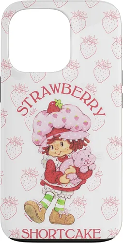 Vista 8 de iPhone 14 Strawberry Shortcake Cutie - Funda con diseño de fresas vintage
