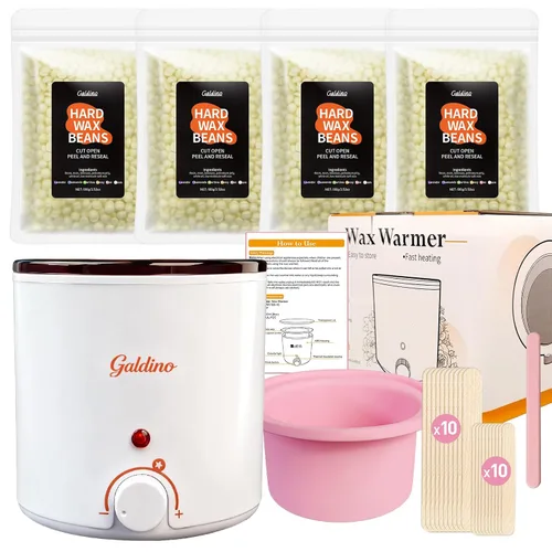 Vista 11 de Kit de cera para mujeres, kit de cera para depilación, olla de cera de 9