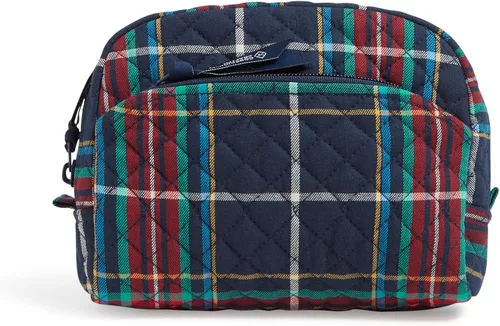 Vista 4 de Vera Bradley Bolso organizador de maquillaje cosmético mediano de algodón para mujer