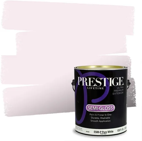 Vista 13 de Prestige Paints - Pintura exterior e imprimación en uno, 1 galón, plano, E500-P-A011GP