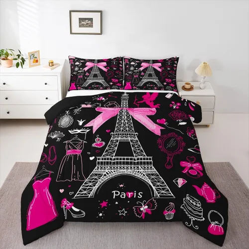 Vista 10 de Edredón de videojuegos para niños y adolescentes, juego de ropa de cama individual, juego de edredón para niños y jugadores, decoración del hogar