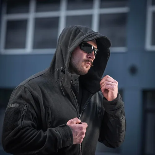 Vista 4 de M-Tac Chaqueta de forro polar militar para hombre, sudadera de supervivencia