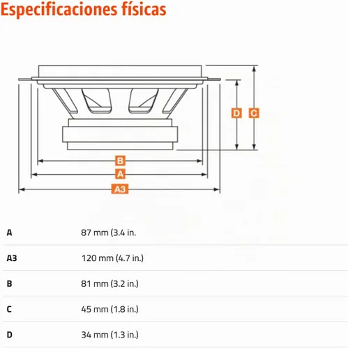 Vista 6 de HERTZ Dieci Series DCX-873 Altavoces coaxiales bidireccionales de 3,5