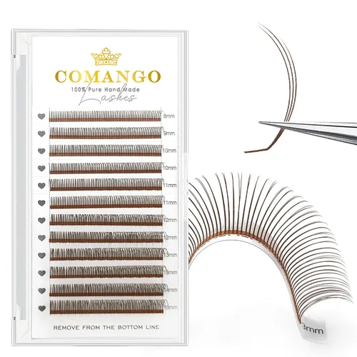 Vista 32 de CoMango Spikes - Extensiones de pestañas Flora 5D, color negro mate