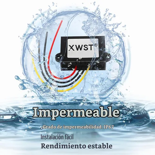 Vista 5 de Estabilizador de CC CC 9V-36V a 12V Boost Buck Convertidor 2A 24W Regulador de voltaje automático impermeable Módulo transformador de 12 V voltios