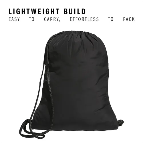 Vista 4 de adidas Alliance Sackpack - Mochila con cordón para deportes, bolsa de gimnasio pequeña