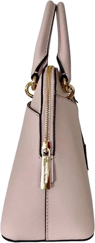 Vista 4 de Michael Kors Satchel de cúpula con logotipo mediano Jet Set