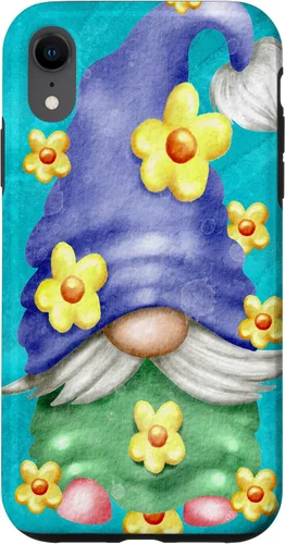 Vista 25 de Floral Spring Gnome for Garden Mom and Summer Cute Flower Case for iPhone 17