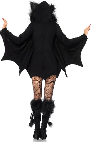 Vista 4 de Leg Avenue Womens Cozy Bat Adult Costume