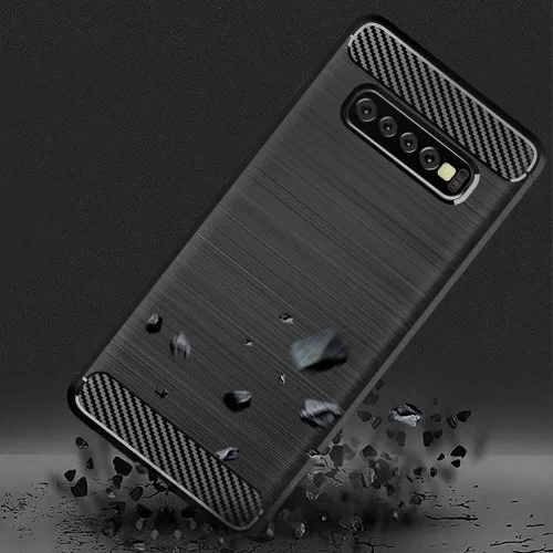 Vista 3 de Asuwish Funda de teléfono para Samsung Galaxy S10 Plus con protector de pantalla de vidrio templado y accesorios para celda, delgada y suave