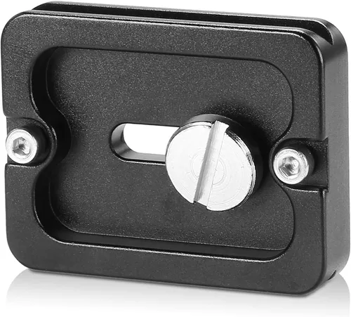 Vista 3 de NEEWER - Placa universal de liberación rápida tipo Arca todo de metal con tornillo de 1/4 de pulgada que se adapta a abrazadera de estilo Arca