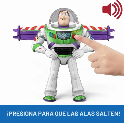 Vista 3 de Mattel Disney y Pixar Toy Story 5 Modo de vuelo Hi-TechBuzz Lightyear