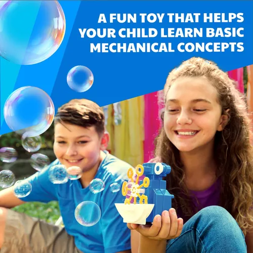 Vista 3 de 4M KidzRobotix - Robot de Burbujas - Construye un Robot de Máquina Automática de Burbujas, Inspira el Aprendizaje STEM, Aumenta la Creatividad