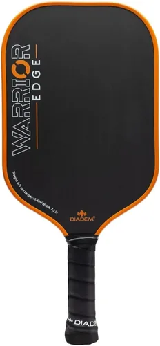Vista 10 de Diadem Warrior Edge - Paletas de pickleball Cara de carbono grabado para máximo giro, protector aerodinámico de 16mm, agarre Comfort Max, núcleo