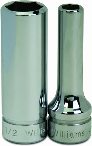 Vista 2 de Williams BMD-606 3/8 Drive Deep Socket, 6 Point, 6 mm