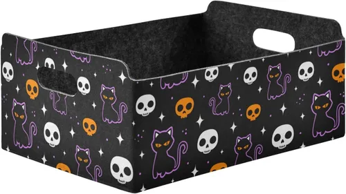 Vista 20 de CaTaKu Cesta de almacenamiento personalizada rectangular con asa, organizador de girasol, cesta con nombre para niñas Un nombre negro