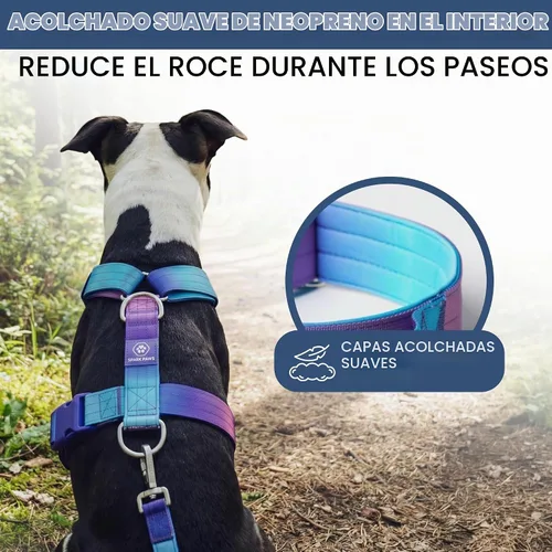 Vista 5 de Spark Paws Comfort Control No Pull Dog Harness - Heavy Duty Front Clip
