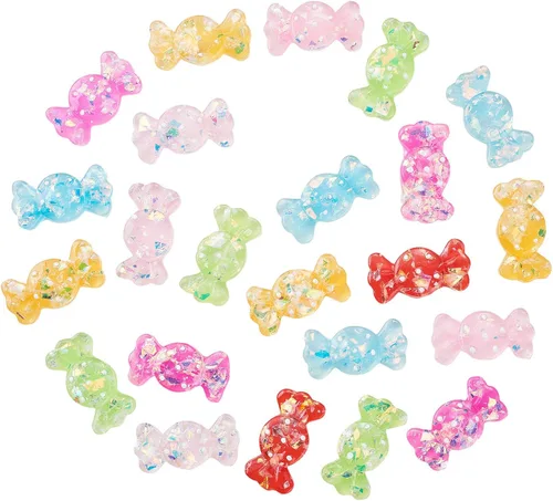 Vista 15 de LiQunSweet 200 piezas coloridas de cabujones de cristal en forma de mariposa 3D sin agujeros para adornos, fabricación de joyas, manualidades