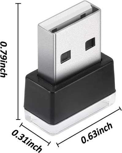 Vista 4 de Minilámparas ambientales universales, 2 unidades, de LED por USB, miniaccesorios para automóvil